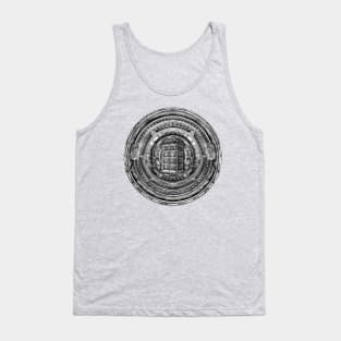 Aztec Time lord Phone box Tank Top